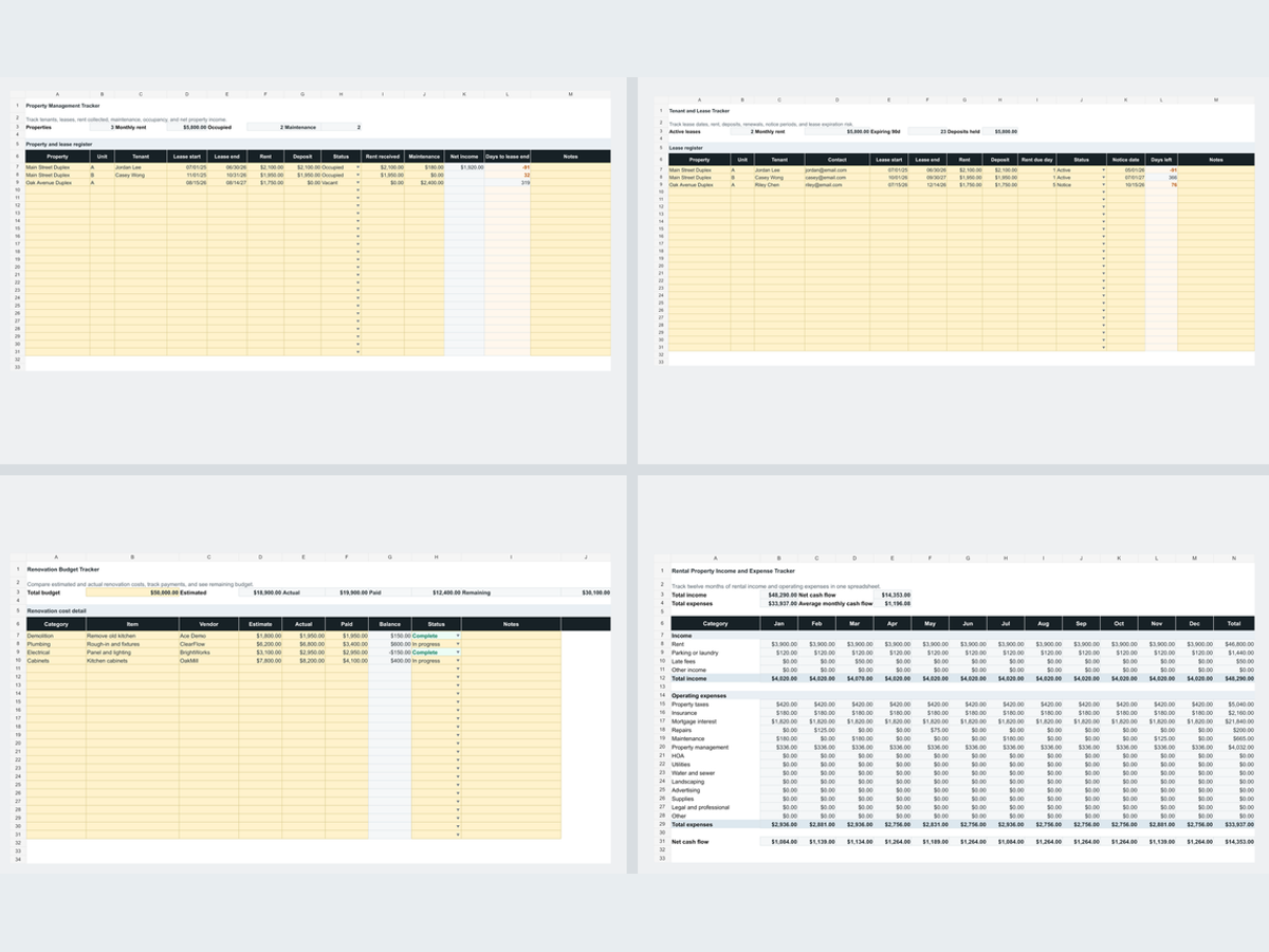 Landlord Operations Pack